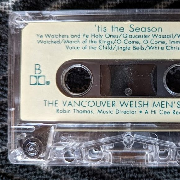 Vintage Audio Cassette - Vancouver Welsh Men’s Choir - © 1989, 1991 and 1992 - Picture 9 of 9